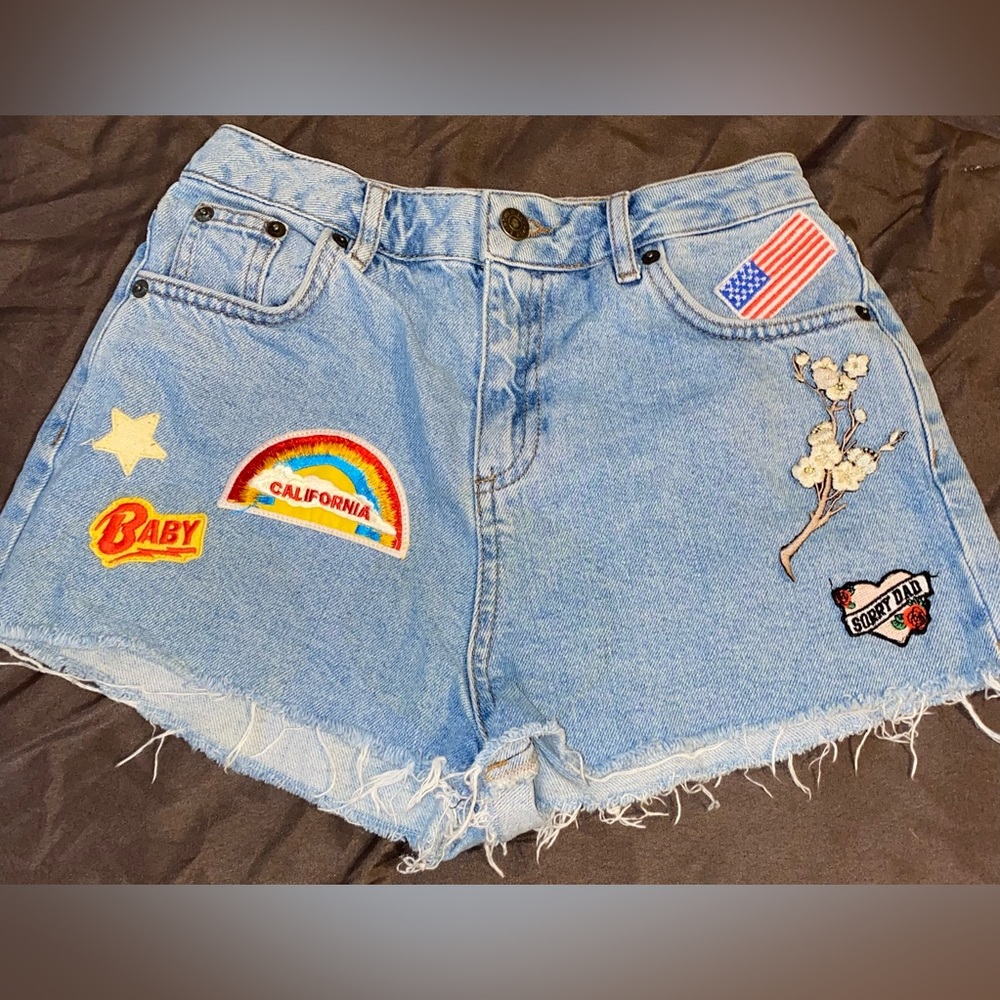 Subdued size 25 Vintage Booty Shorts (PATCHWORK)